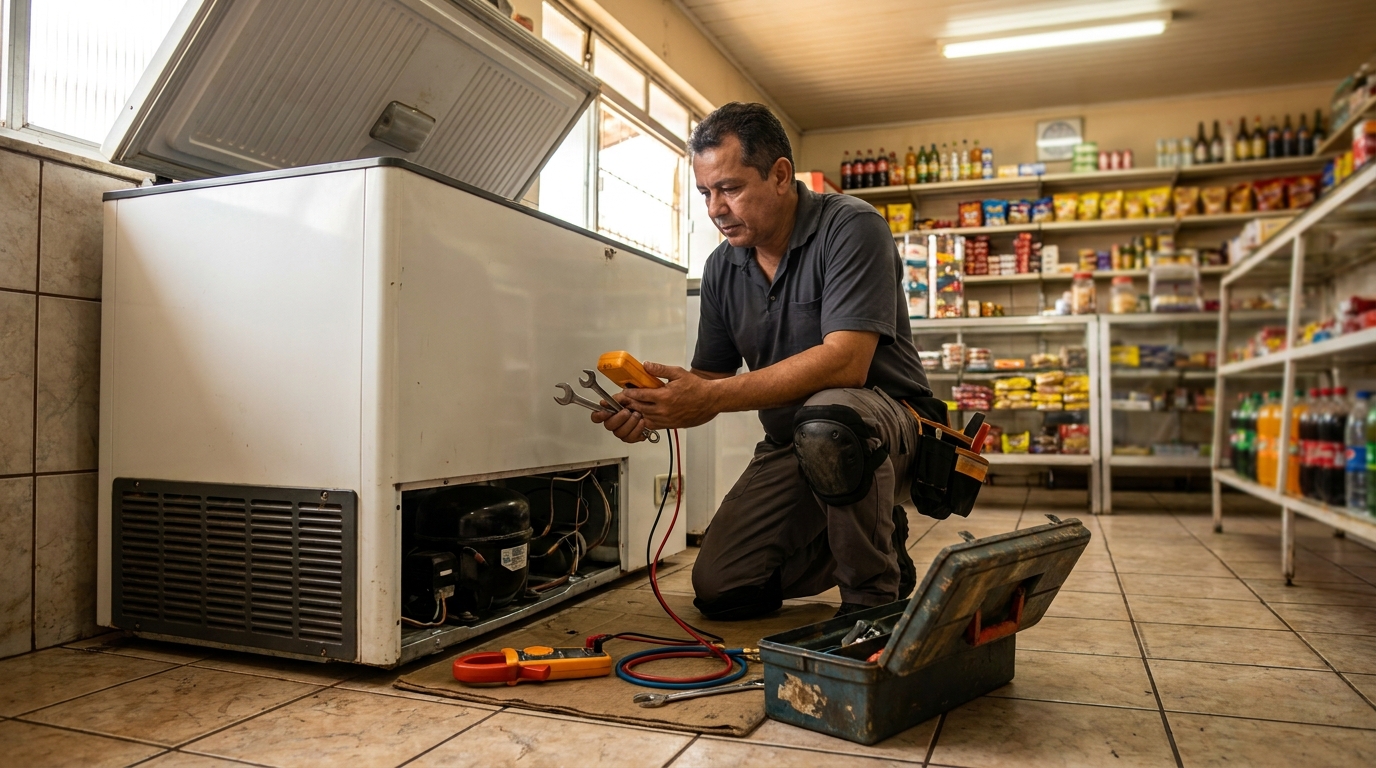 Técnico de freezer perto de mim em Bauru‑SP